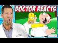 ER Doctor REACTS To Family Guy Vs The Simpsons Fight Injuries ER Doctor REACTS To Family Guy Vs The Simpsons Fight Injuries