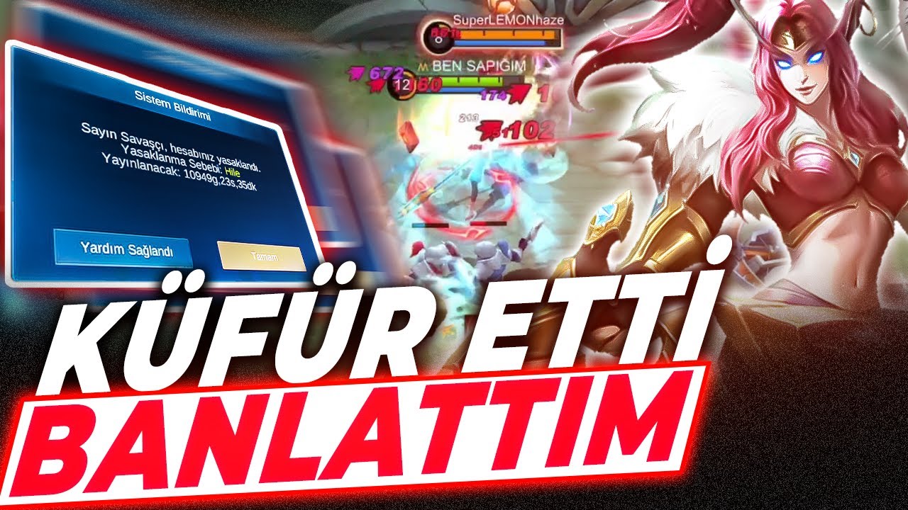 RAKİPTEKİ İRİTHELİ BANLATTIM YAPTIĞIM EN BÜYÜK KIŞKIRTMA! - Mobile Legends