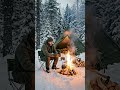 1 Setting Up Shelter in Blizzard Conditions | Winter Survival Bushcraft #bushcraft#survival#outdoors