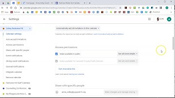 Getting Embed Code for Google Calendar