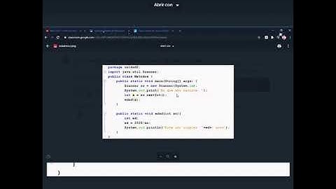 declaración de cuantos años tienes. en NetBeans