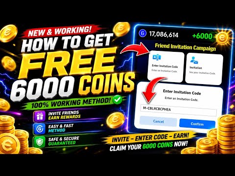 Secret TRICK to Get 6000 FREE Coins in eFootball 2026! 🔥 Friend Invite Campaign Explained In Details