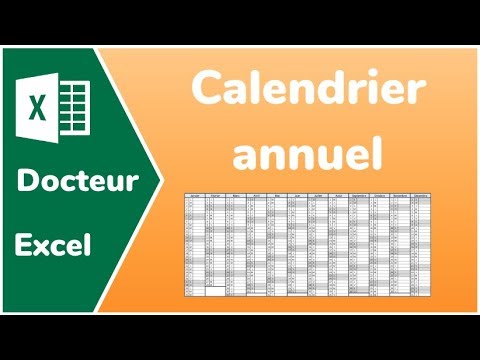 Calendrier perpétuel Excel: le fichier - Docteur Excel - Calendrier 2021