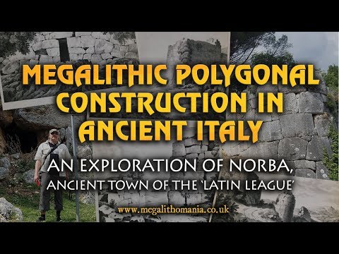 Video: Megalithic Polygonal Masonry Before The Roman Period In Italy - Alternative View