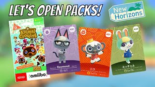 Opening Packs of Animal Crossing Amiibo Cards Series 5!