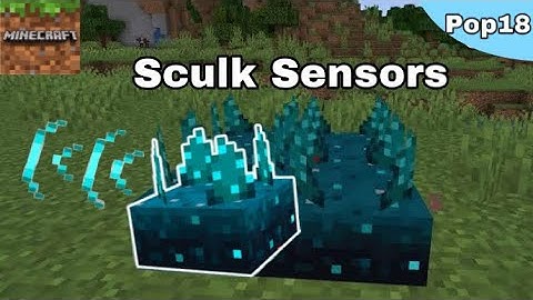Playing with NEW SCULK SENSORS from Minecraft 1.17