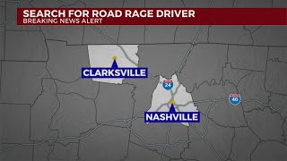 Suspect sought after semi ran off the road in Clarksville, TN road rage incident