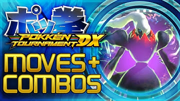 Pokken Tournament DX - ALL Darkrai Moves + Combos! [Nintendo Switch Gameplay]
