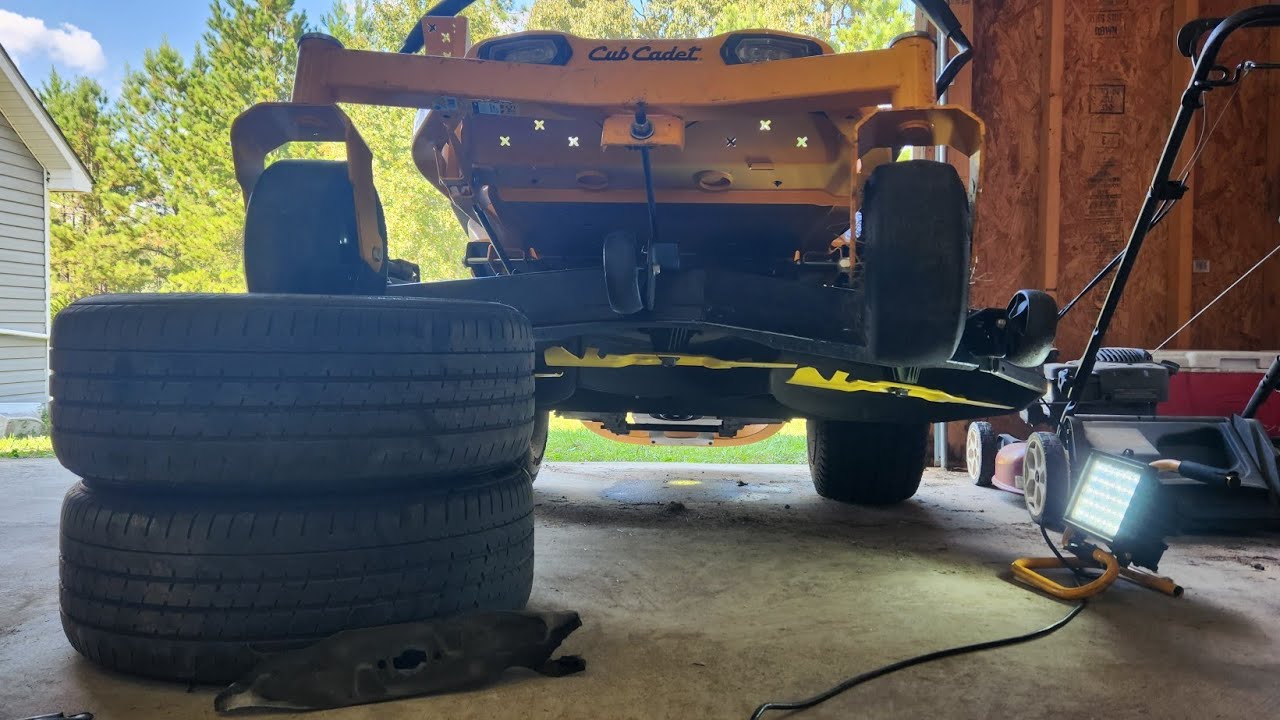 Oil change and new blades on the Cub Cadet Ultima zt1 YouTube