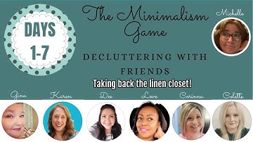 TAKING BACK THE LINEN CLOSET BY DECLUTTERING AND ORGANIZING! THE MINIMALISM GAME COLLAB 2021!!