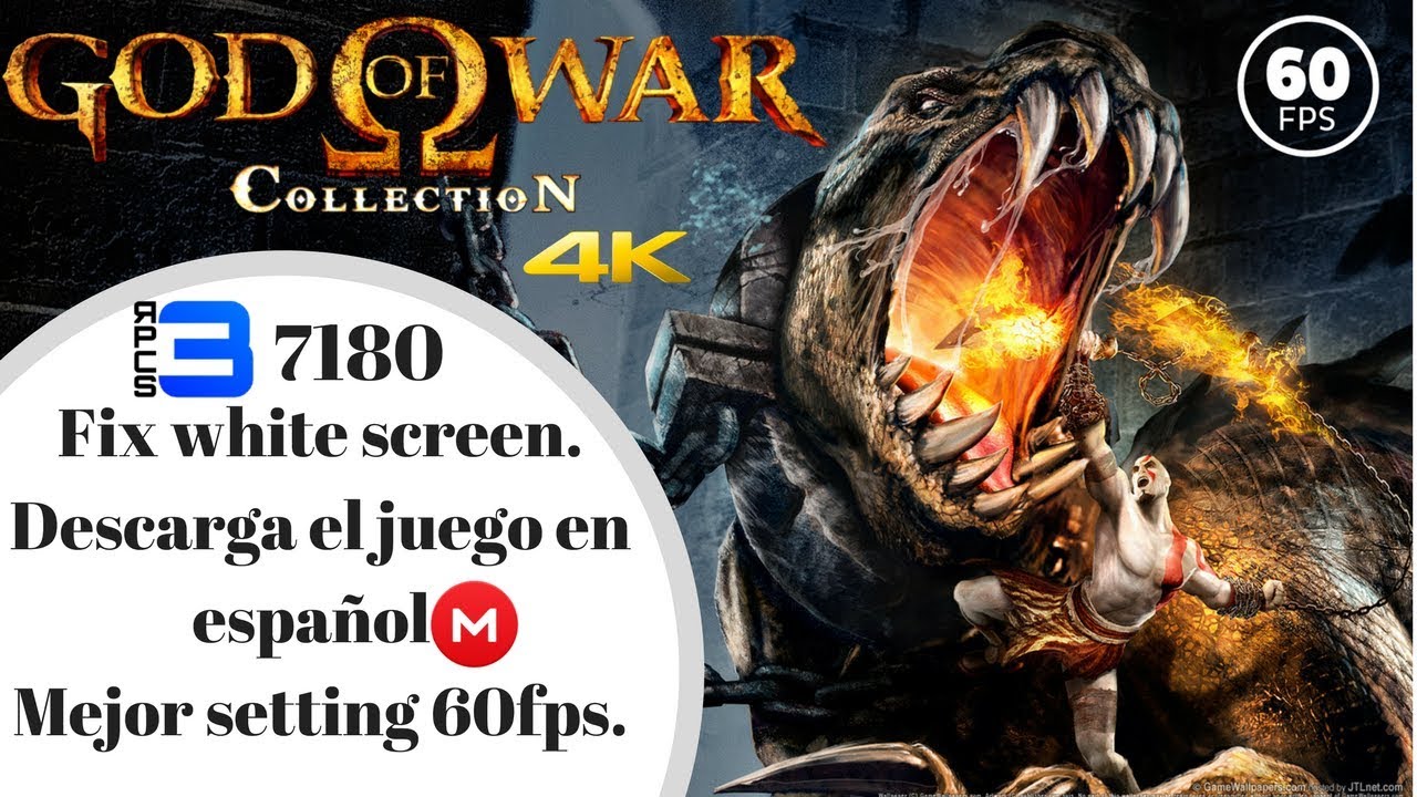 God of War Collection @ 60 FPS en el emulador RPCS3, pero aún no