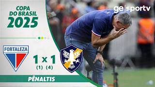 Thumbnail for FORTALEZA 1 (1) X (4) 1 RETRÔ | PÊNALTIS | 3ª FASE COPA DO BRASIL 2025 | ge.globo