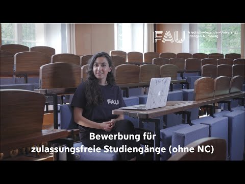 Wie bewerbe ich mich an der FAU für ein zulassungsfreies Studium?