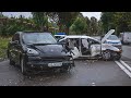 Днепре на Криворожской столкнулись Porsche и Volkswagen: пострадали трое человек