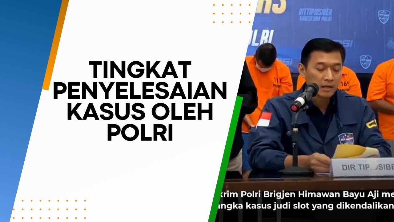 Data BPS : Tingkat Penyelesaian Kasus Polisi Hanya 38%