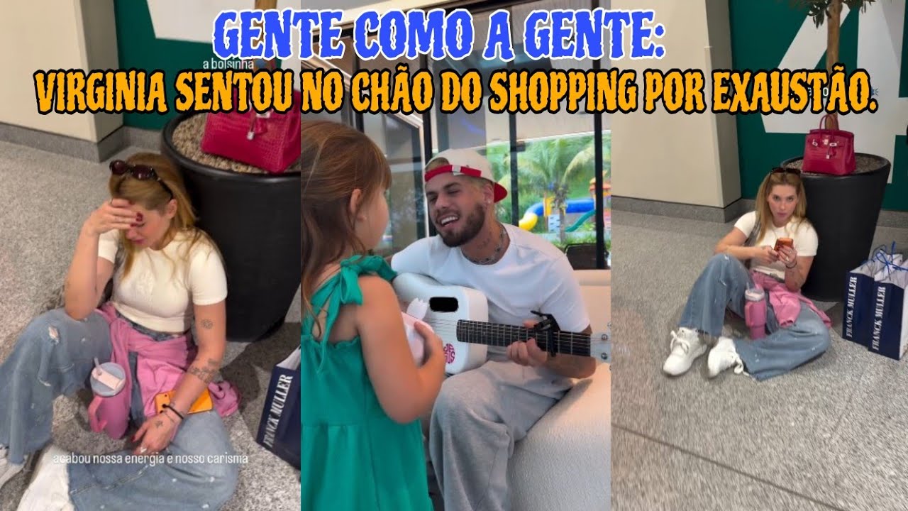 SENTOU NO CHÃO! 😱 Virginia fica exausta em shopping de Dubai e gasta R$  1.000 em blusa sem provar!