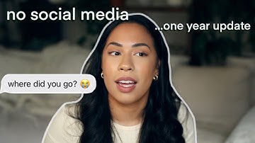 how deleting social media changed my life as gen z | my one year update ♥