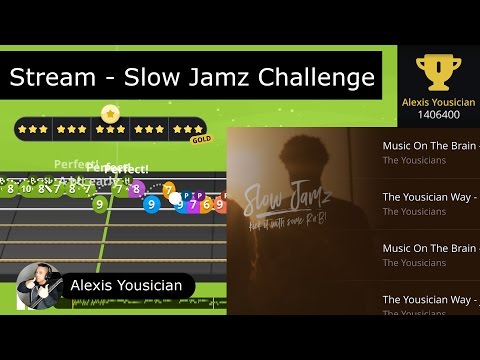 alexis-yousician---"slow-jamz"-challenge-live-stream
