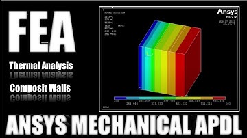 Heat Transfer Analysis of Composite Wall | The Best Thermal Analysis Tutorial - APDL