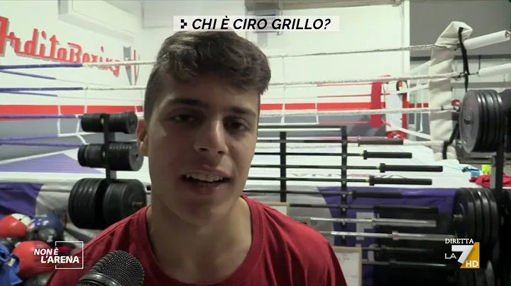 Ciro Grillo intercettato da Non  l'Arena dopo il v...