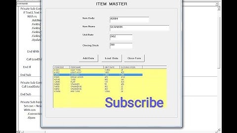 Visual Basic 6.0  ListView Control Demo (  Tamil  )