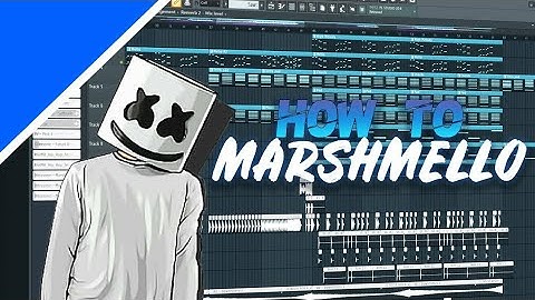 How to make DROP like MARSHMELLO | FL STUDIO 20 TUTORIAL | Free FLP
