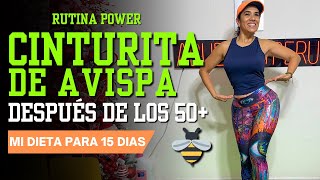 CINTURA DE AVISPA DESPUÉS DE LOS 50 #abuelafitperu #fitness #glutes #gymencasa #cintura #fit