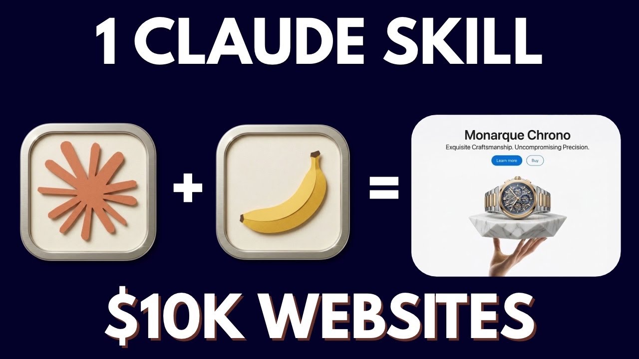 Claude Code + Nano Banana 2 = $10,000 Animated Websites - YouTube
