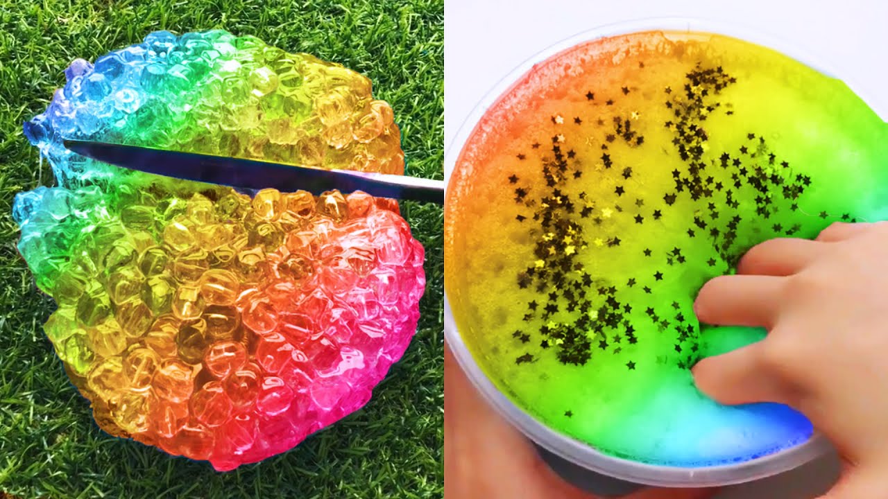 Relaxing Slime Compilation ASMR Oddly Satisfying Video - YouTube