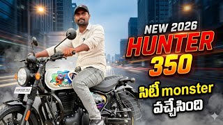 2026 Royal Enfield Hunter 350 Review Telugu 🔥New Changes Price Mileage Looks Details in Telugu