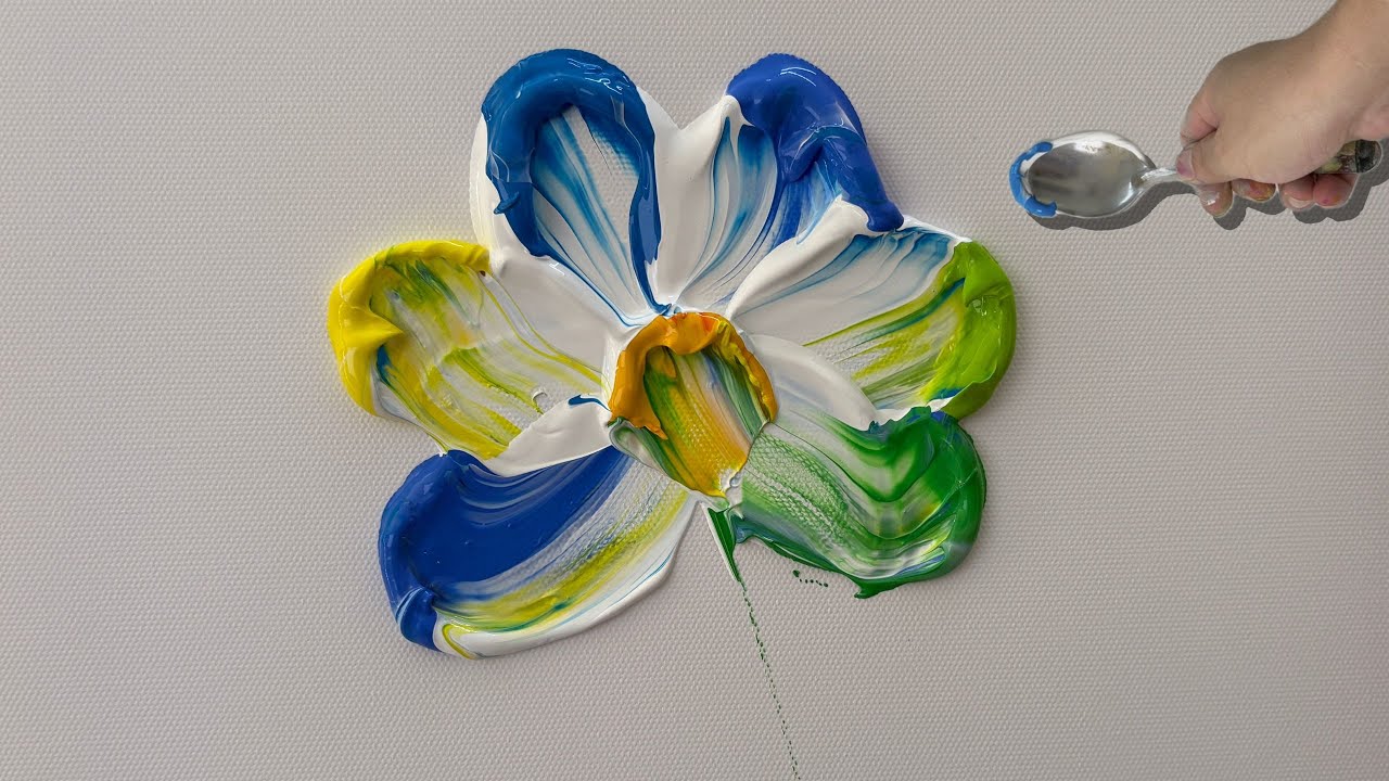 How to Paint Realistic Daisies | Easy Acrylic Flower Painting Tutorial ...