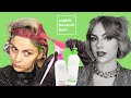 Dyeing My Faded Blue Hair PINK + GREEN using Sophie Hannah Hair