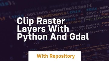 Clip raster layers with python and gdal