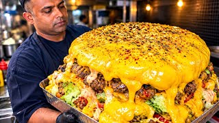 This $22 Giant Cheese Burger Is INSANE! 🤯| Penang Malaysia 🇲🇾