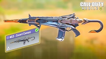 *NEW* GOLD😲 M13 COVERT CANOPY GAMEPLAY CODM
