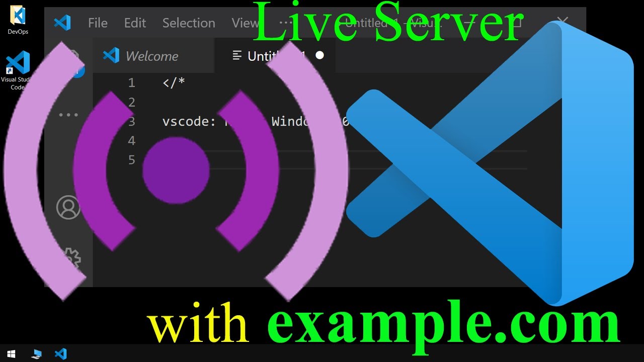 How to add live server to visual studio code | 5-Minute DevOps - YouTube