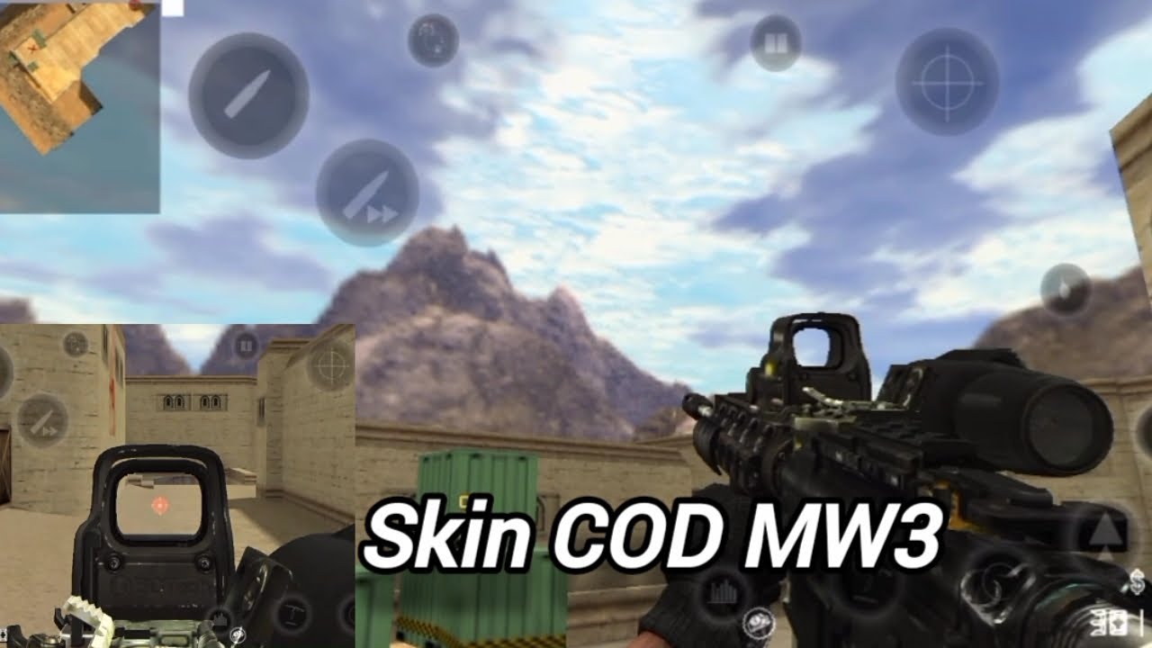 COD MW3 android cs 1.6 mod CSU - YouTube