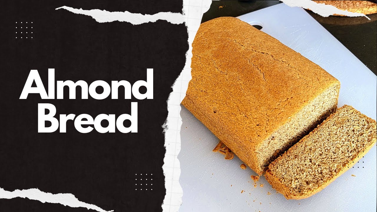 Almond Bread using Airfryer  - Keto/Low-carb food