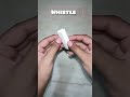 WHISTLE #withpaper  #DIY#WHISTLE