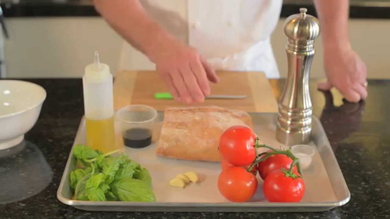 Simple Summer Dishes: How to Make Bruschetta - YouTube