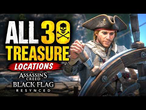 All 30 Treasure Maps & Treasure Chest Locations Guide | Assassin's Creed Black Flag Resynced