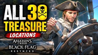 All 30 Treasure Maps & Treasure Chest Locations Guide | Assassin's Creed Black Flag Resynced