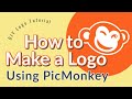 How to Make a Logo using PicMonkey for your Brand or Business - DIY Logo Tutorial