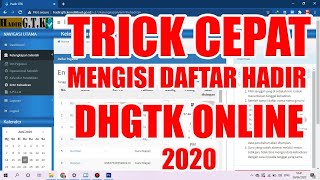 Tutorial Trik Cepat Mengisi DHGTK Online 2020 | Operator Sekolah screenshot 2