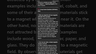 NCERT CLASS 6 SCIENCE EXPLORING MAGNETS LONG QUESTIONS AND ANSWERS 1