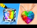 Joias DIY de arco-íris e mini-artesanatos fofos ✨