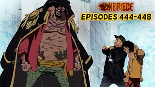 Luffy Vs Blackbeard! One Piece Episodes 444-448 Reaction