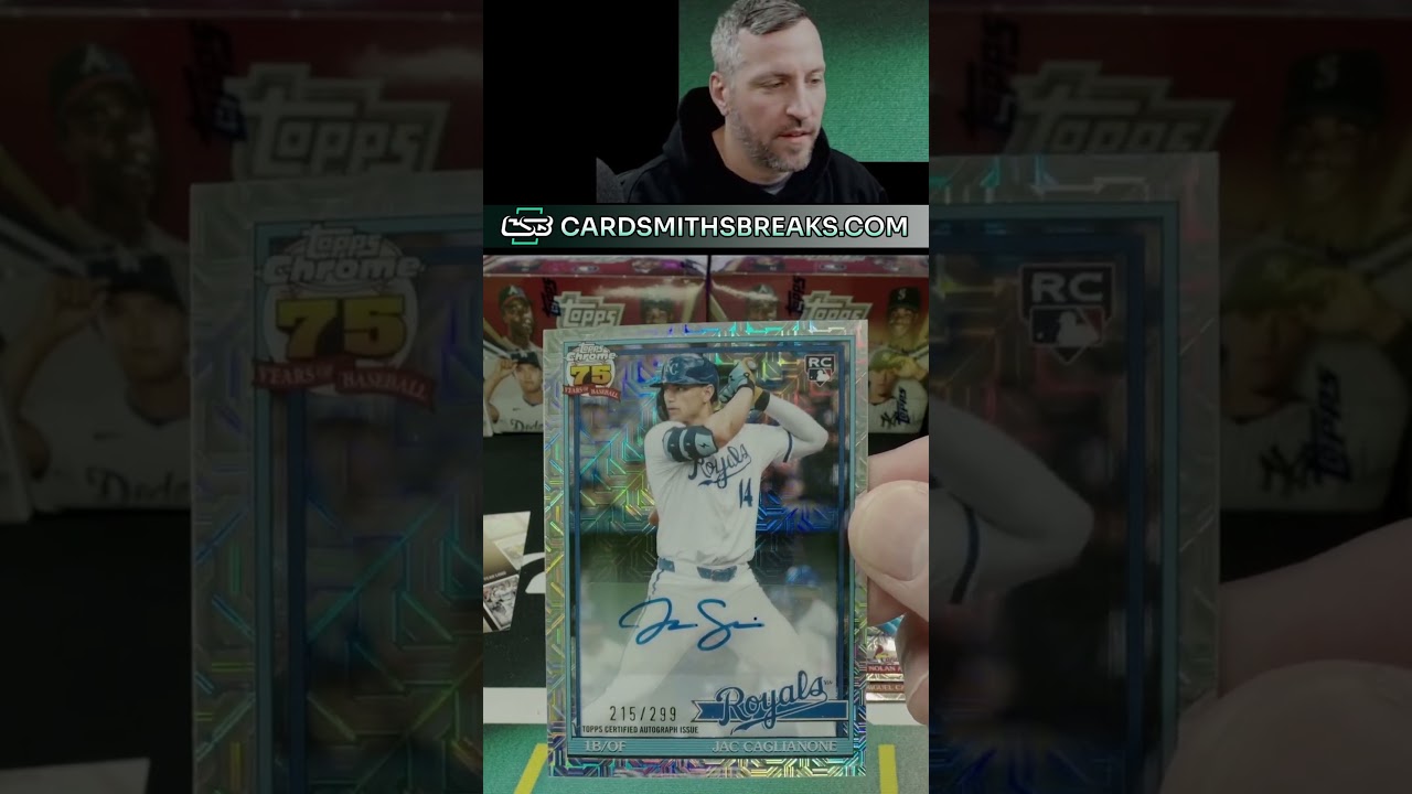 2026 Topps Series 1 Jac Caglianone Auto Blue #baseballcards #topps #tradingcards #fanatics #thehobby