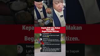 The Head Of Bgn Tried The Mbg Menu Directly The Side Dishes Are Delicious