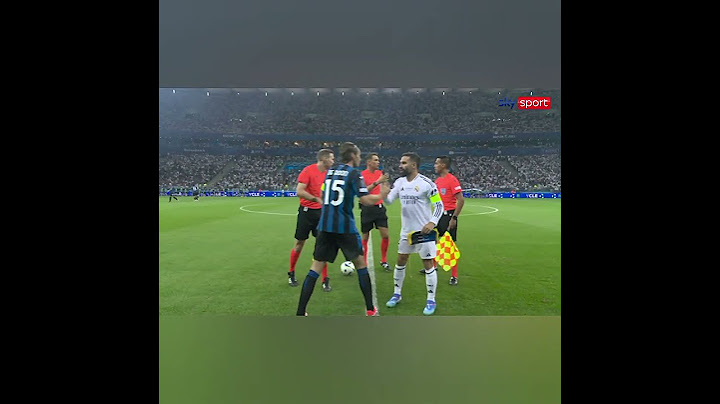 Real Madrid - Atalanta 2-0 gol e highlights|• Supercoppa Europea• #calcio #football #goals #coppa
